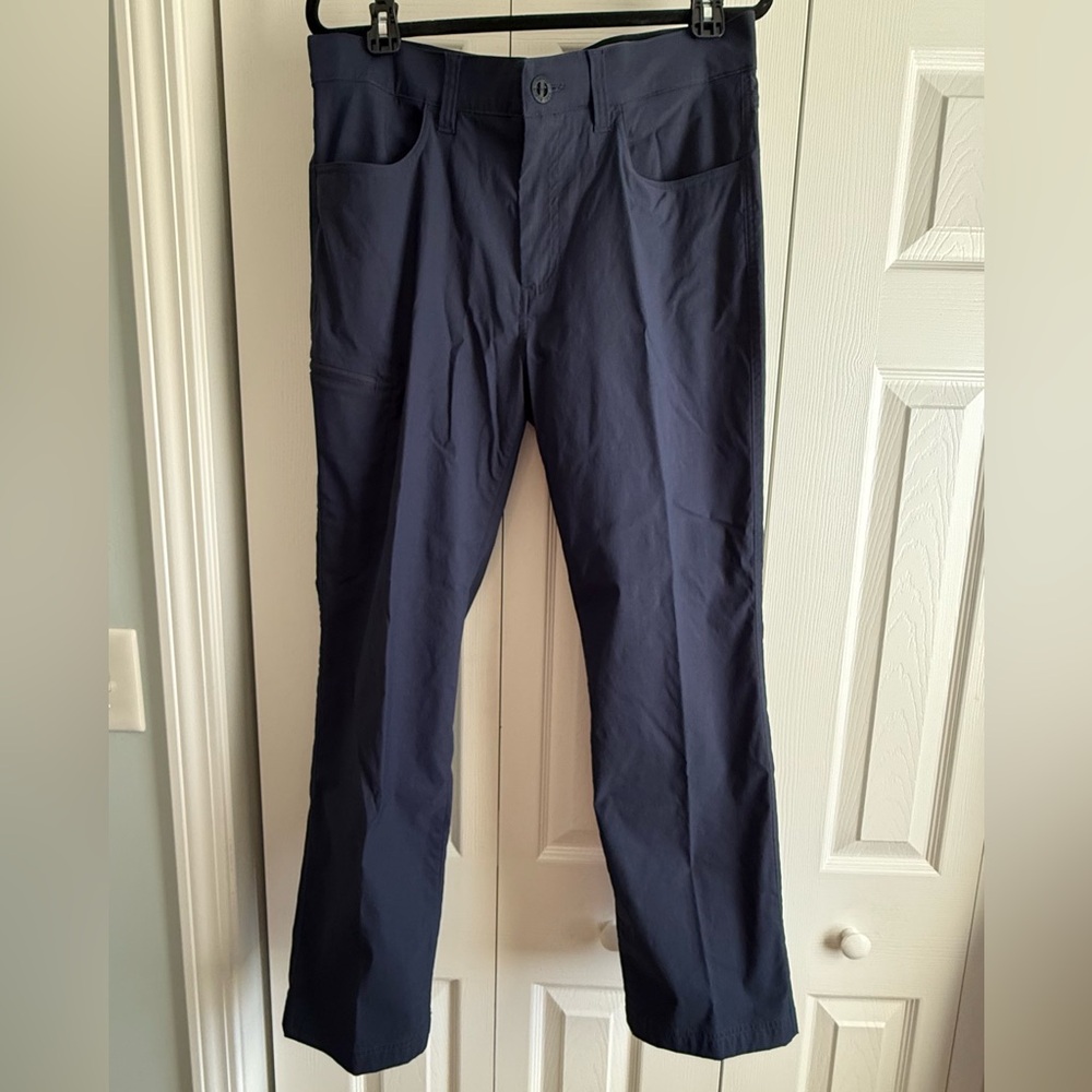 Orvis Men's Navy Tech Pants sz 34x30 - Picture 6 of 13